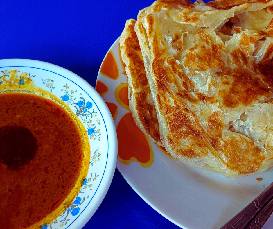 rezeki ku sarapan roti canai dan kopi o